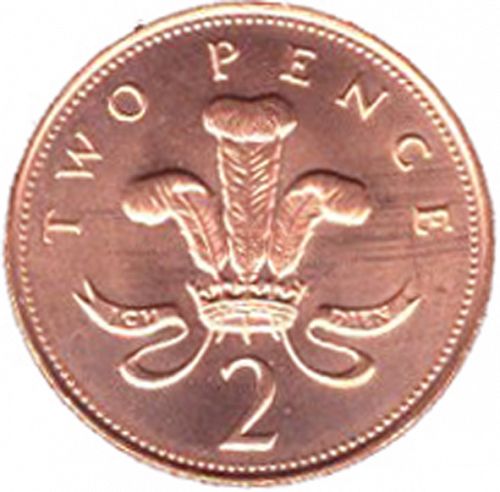 2p Reverse Image minted in UNITED KINGDOM in 2000 (1971-up  -  Elizabeth II - Decimal Coinage)  - The Coin Database