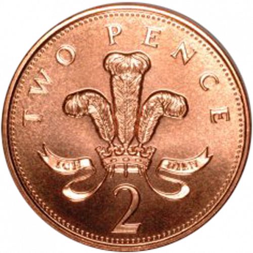 2p Reverse Image minted in UNITED KINGDOM in 2001 (1971-up  -  Elizabeth II - Decimal Coinage)  - The Coin Database