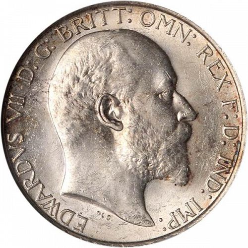 Florin Obverse Image minted in UNITED KINGDOM in 1910 (1902-10 - Edward VII)  - The Coin Database