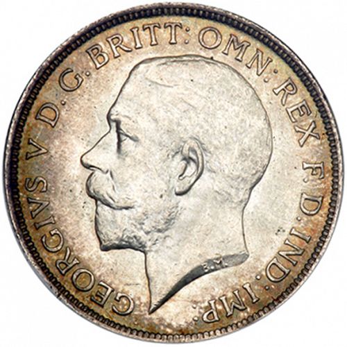 Florin Obverse Image minted in UNITED KINGDOM in 1912 (1910-36  -  George V)  - The Coin Database