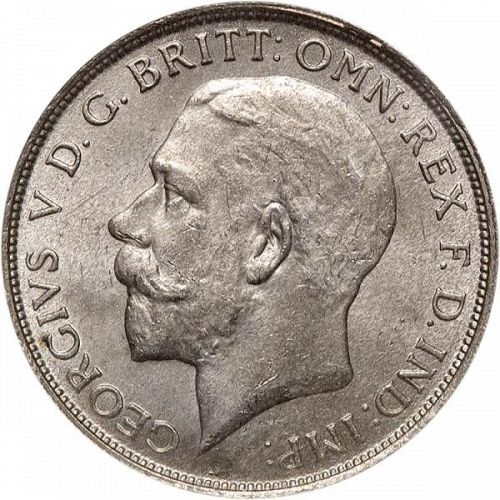 Florin Obverse Image minted in UNITED KINGDOM in 1922 (1910-36  -  George V)  - The Coin Database
