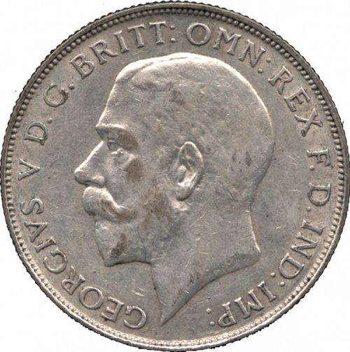Florin Obverse Image minted in UNITED KINGDOM in 1923 (1910-36  -  George V)  - The Coin Database
