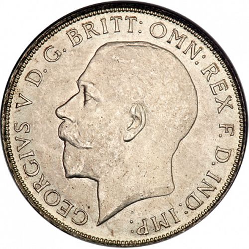 Florin Obverse Image minted in UNITED KINGDOM in 1925 (1910-36  -  George V)  - The Coin Database