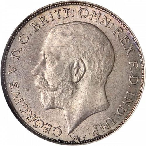 Florin Obverse Image minted in UNITED KINGDOM in 1926 (1910-36  -  George V)  - The Coin Database