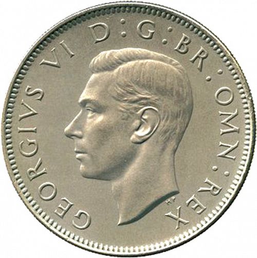 Florin Obverse Image minted in UNITED KINGDOM in 1951 (1937-52 - George VI)  - The Coin Database