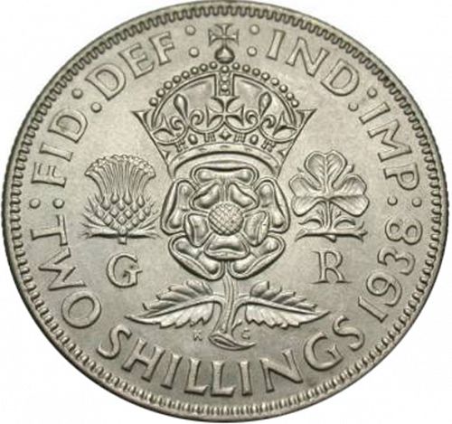 Florin Reverse Image minted in UNITED KINGDOM in 1938 (1937-52 - George VI)  - The Coin Database