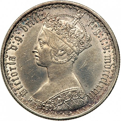 Florin Obverse Image minted in UNITED KINGDOM in 1873 (1837-01  -  Victoria)  - The Coin Database