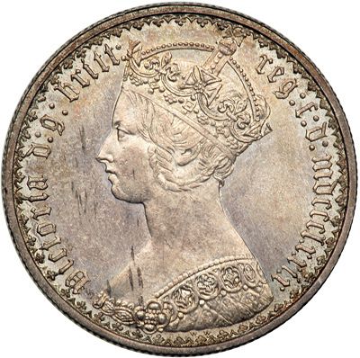 Florin Obverse Image minted in UNITED KINGDOM in 1879 (1837-01  -  Victoria)  - The Coin Database
