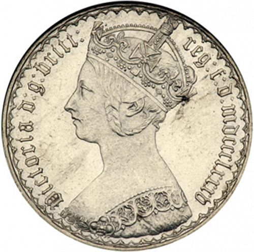 Florin Obverse Image minted in UNITED KINGDOM in 1885 (1837-01  -  Victoria)  - The Coin Database