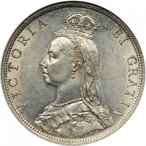 Florin Obverse Image minted in UNITED KINGDOM in 1891 (1837-01  -  Victoria)  - The Coin Database