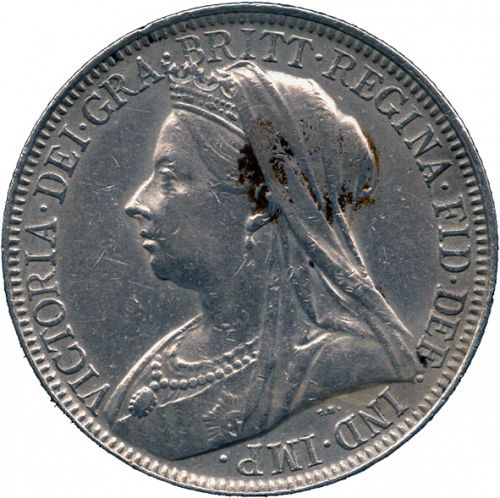 Florin Obverse Image minted in UNITED KINGDOM in 1901 (1837-01  -  Victoria)  - The Coin Database