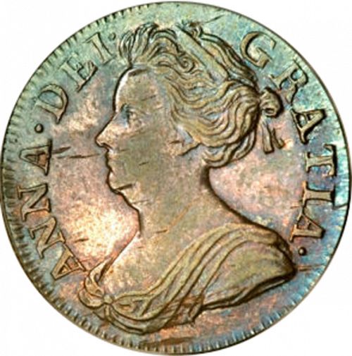 Threepence Obverse Image minted in UNITED KINGDOM in 1710 (1701-14 - Anne)  - The Coin Database