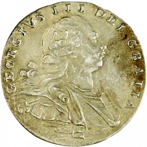 Threepence Reverse Image minted in UNITED KINGDOM in 1800 (1760-20 - George III)  - The Coin Database