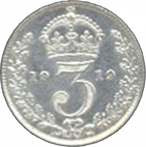 Threepence Reverse Image minted in UNITED KINGDOM in 1919 (1910-36  -  George V)  - The Coin Database