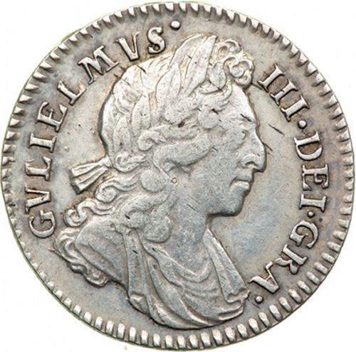 Threepence Obverse Image minted in UNITED KINGDOM in 1698 (1694-01 - William III)  - The Coin Database