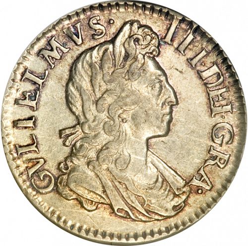Threepence Obverse Image minted in UNITED KINGDOM in 1701 (1694-01 - William III)  - The Coin Database