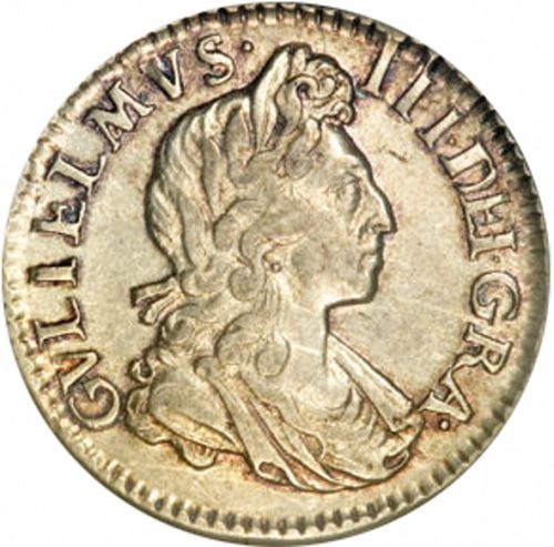 Threepence Obverse Image minted in UNITED KINGDOM in 1701 (1694-01 - William III)  - The Coin Database