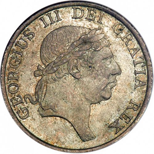 Three Shillings Obverse Image minted in UNITED KINGDOM in 1816 (1760-20 - George III)  - The Coin Database