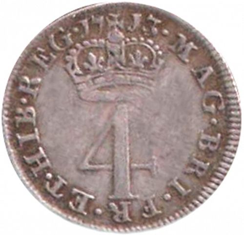 Fourpence Reverse Image minted in UNITED KINGDOM in 1713 (1701-14 - Anne)  - The Coin Database