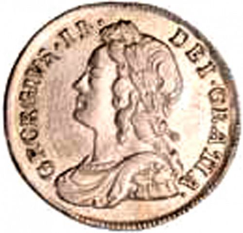 Fourpence Obverse Image minted in UNITED KINGDOM in 1732 (1727-60 - George II)  - The Coin Database