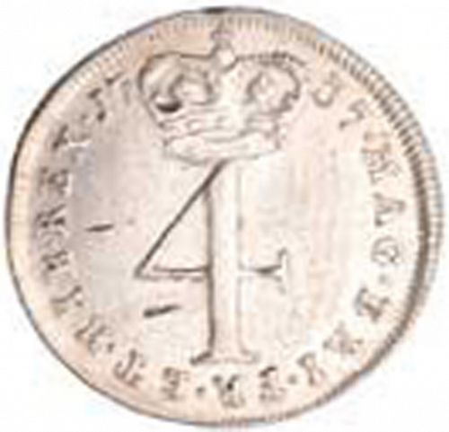 Fourpence Reverse Image minted in UNITED KINGDOM in 1737 (1727-60 - George II)  - The Coin Database