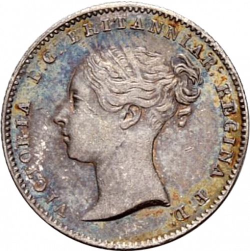 Groat Obverse Image minted in UNITED KINGDOM in 1842 (1837-01  -  Victoria)  - The Coin Database