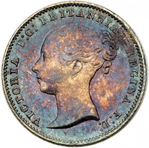 Groat Obverse Image minted in UNITED KINGDOM in 1848 (1837-01  -  Victoria)  - The Coin Database