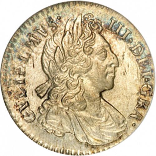 Fourpence Obverse Image minted in UNITED KINGDOM in 1701 (1694-01 - William III)  - The Coin Database