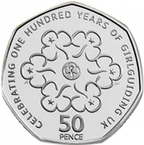 50p Reverse Image minted in UNITED KINGDOM in 2010 (1971-up  -  Elizabeth II - Decimal Coinage)  - The Coin Database
