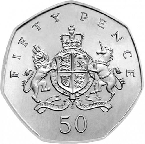 50p Reverse Image minted in UNITED KINGDOM in 2013 (1971-up  -  Elizabeth II - Decimal Coinage)  - The Coin Database