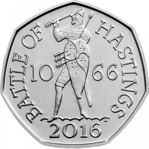 50p Reverse Image minted in UNITED KINGDOM in 2016 (1971-up  -  Elizabeth II - Decimal Coinage)  - The Coin Database