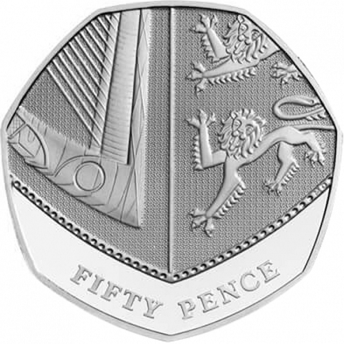 50p Reverse Image minted in UNITED KINGDOM in 2017 (1971-up  -  Elizabeth II - Decimal Coinage)  - The Coin Database