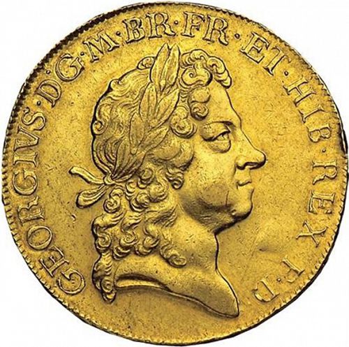 Five Guineas Obverse Image minted in UNITED KINGDOM in 1720 (1714-27 - George I)  - The Coin Database
