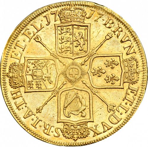 Five Guineas Reverse Image minted in UNITED KINGDOM in 1717 (1714-27 - George I)  - The Coin Database