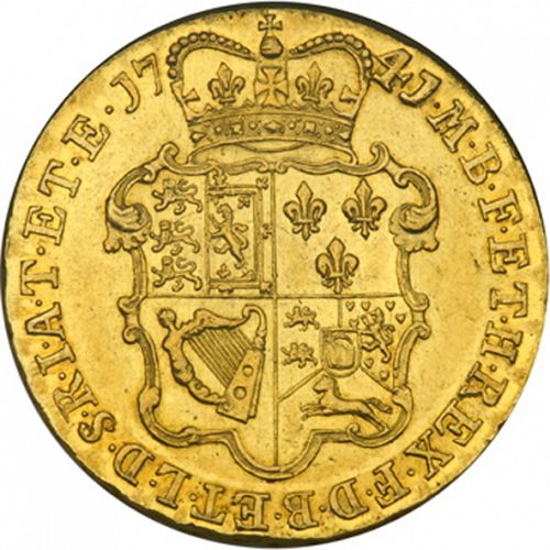 Five Guineas Reverse Image minted in UNITED KINGDOM in 1741 (1727-60 - George II)  - The Coin Database