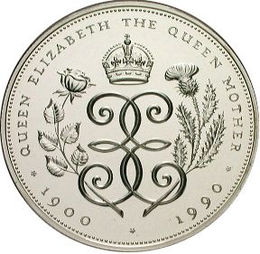 £5 Reverse Image minted in UNITED KINGDOM in 1990 (1971-up  -  Elizabeth II - Decimal Coinage)  - The Coin Database