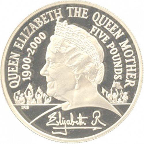 £5 Reverse Image minted in UNITED KINGDOM in 2000 (1971-up  -  Elizabeth II - Decimal Coinage)  - The Coin Database