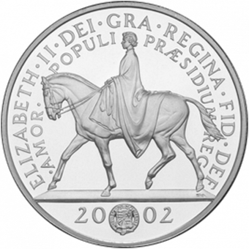 £5 Reverse Image minted in UNITED KINGDOM in 2002 (1971-up  -  Elizabeth II - Decimal Coinage)  - The Coin Database