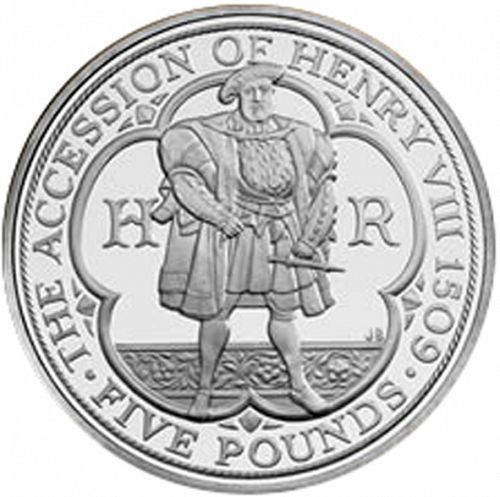 £5 Reverse Image minted in UNITED KINGDOM in 2009 (1971-up  -  Elizabeth II - Decimal Coinage)  - The Coin Database