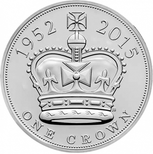 £5 Reverse Image minted in UNITED KINGDOM in 2015 (1971-up  -  Elizabeth II - Decimal Coinage)  - The Coin Database