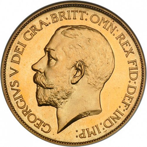 Five Pounds Obverse Image minted in UNITED KINGDOM in 1911 (1910-36  -  George V)  - The Coin Database