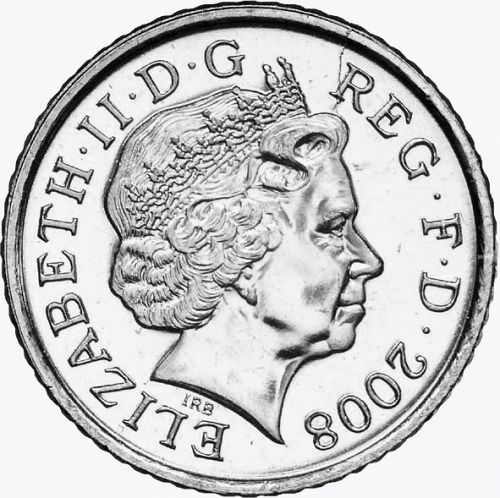 5p Obverse Image minted in UNITED KINGDOM in 2008 (1971-up  -  Elizabeth II - Decimal Coinage)  - The Coin Database
