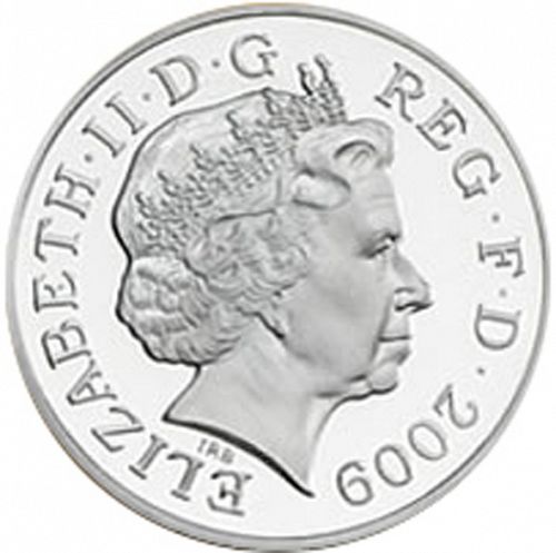 5p Obverse Image minted in UNITED KINGDOM in 2009 (1971-up  -  Elizabeth II - Decimal Coinage)  - The Coin Database