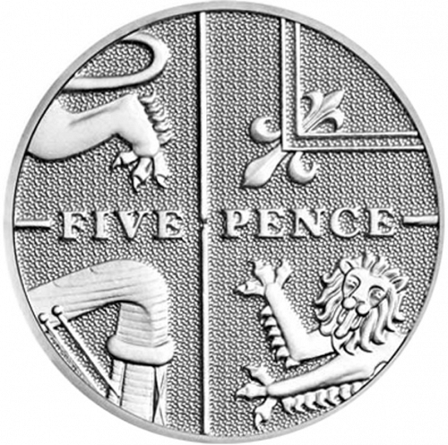 5p Reverse Image minted in UNITED KINGDOM in 2015 (1971-up  -  Elizabeth II - Decimal Coinage)  - The Coin Database