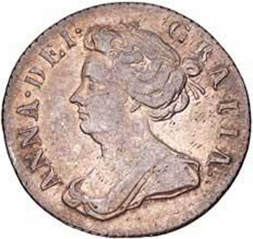 Sixpence Obverse Image minted in UNITED KINGDOM in 1705 (1701-14 - Anne)  - The Coin Database