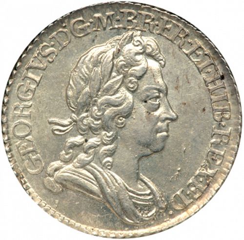 Sixpence Obverse Image minted in UNITED KINGDOM in 1720 (1714-27 - George I)  - The Coin Database