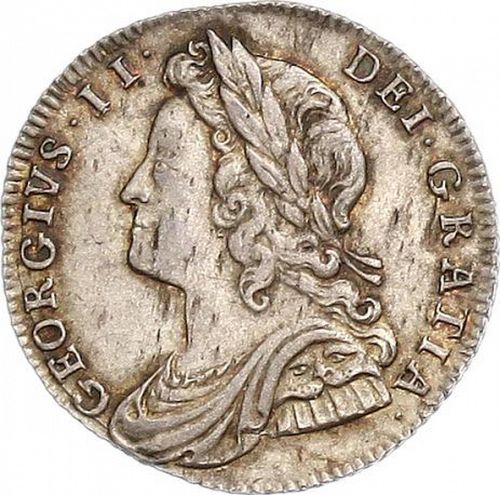 Sixpence Obverse Image minted in UNITED KINGDOM in 1731 (1727-60 - George II)  - The Coin Database