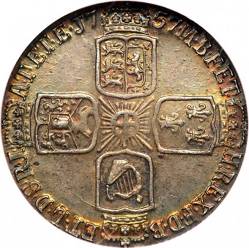 Sixpence Reverse Image minted in UNITED KINGDOM in 1757 (1727-60 - George II)  - The Coin Database
