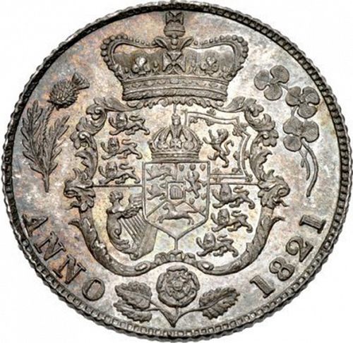 Sixpence Reverse Image minted in UNITED KINGDOM in 1821 (1820-30 - George IV)  - The Coin Database