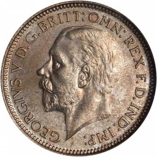 Sixpence Obverse Image minted in UNITED KINGDOM in 1927 (1910-36  -  George V)  - The Coin Database